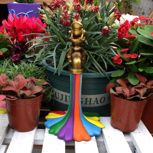 Flowing Rainbow Resin Statue, Scene Decor, Room Decor, Garden Decor, Outdoor Decoration Ornament